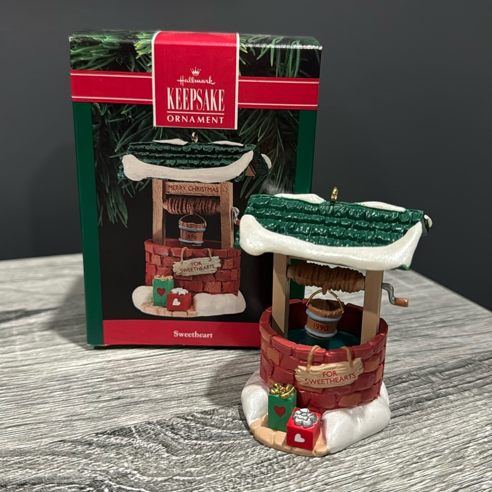 Hallmark | Sweetheart Wishing Well (1990) - Vintage Keepsake Ornament
